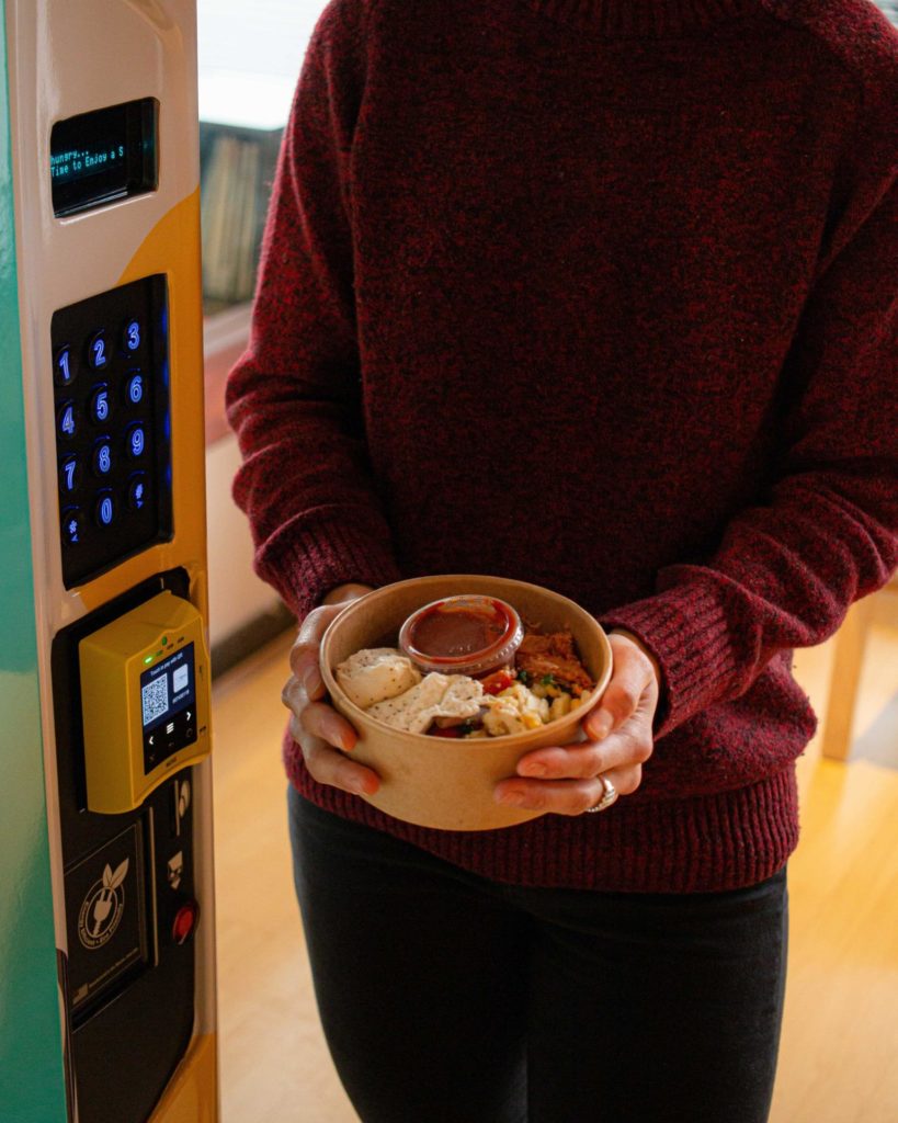 Healthy smart vending machine for your office